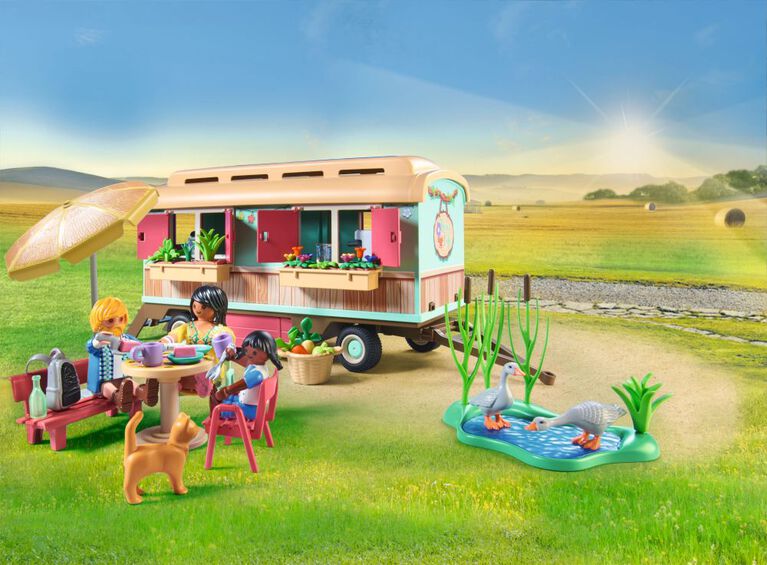 Playmobil - Cozy site trailer cafe